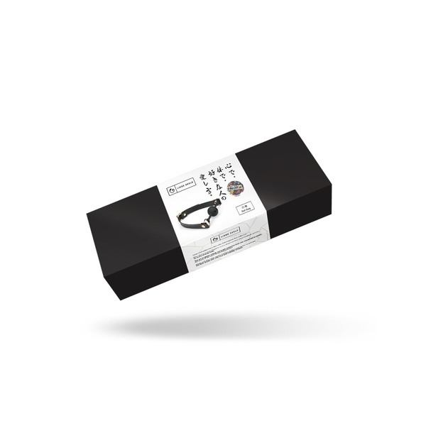 Кляп Black Organosilicon Ball Gag Liebe Seele