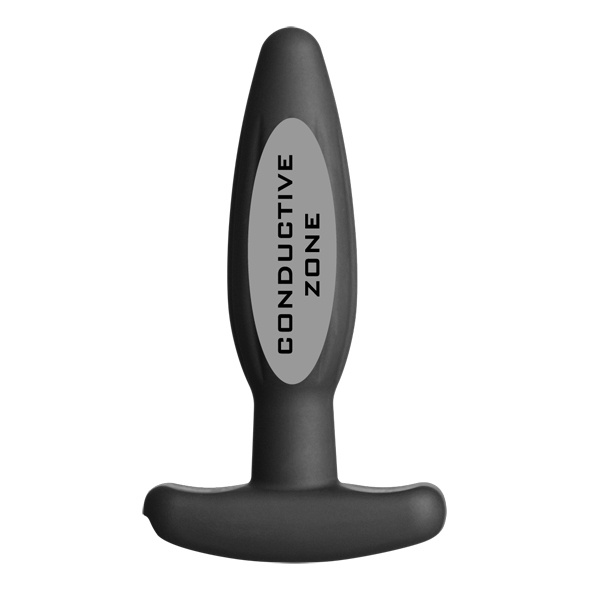 Анальний Пробка Для Електростимуляції Silicone Noir Rocker Butt Plug Small ElectraStim