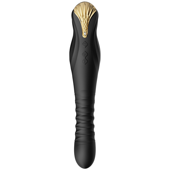 Wibrator King Vibrating Thruster Obsidian Black Zalo