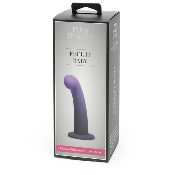 Ділдо Feel It Baby Colour Changing G-Spot Dildo Fifty Shades of Grey