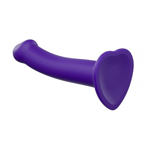 Wyjątkowo Miękkie Dildo Silicone Bendable Dildo Double Density Xl Purple Strap-on-me