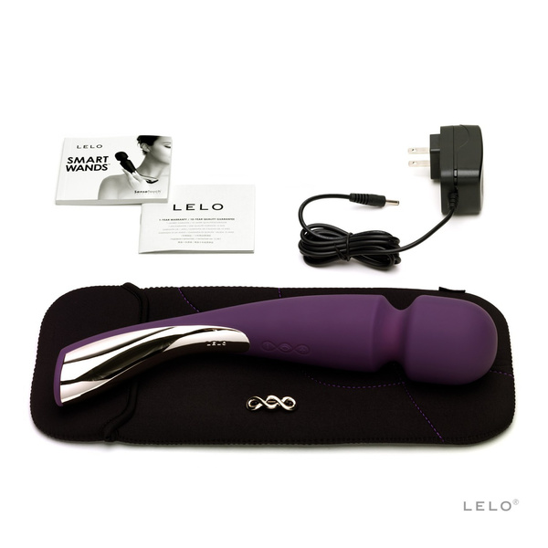 Wibrator Różdżka Smart Wand Large Plum Lelo