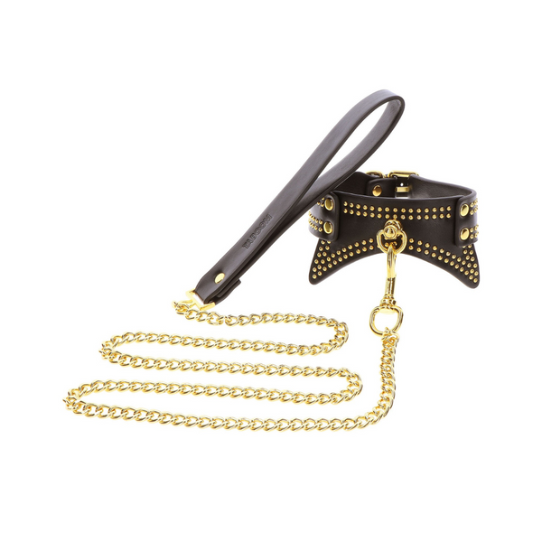Нашийник зі шлеєю Vogue Studded Collar And Leash Taboom
