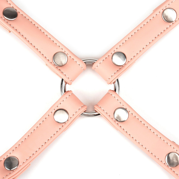 Uprząż Bondage Pink Organosilicon Hogtie Liebe Seele