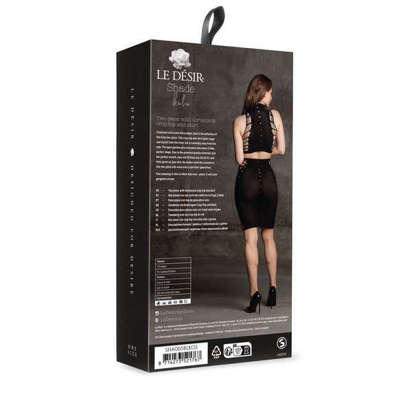 Set Kala Xxxvii 2 Piece With Turtleneck Black Os Le Désir