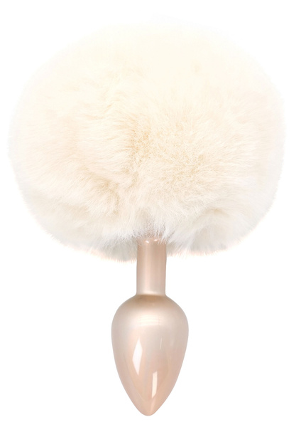 Korek Analny Toyjoy Happiness Enchanting Bunnytail Buttplug White TOYJOY