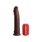 Ділдо 28 См King Cock Elite Dual Density Silicone Cock Brown Pipedream