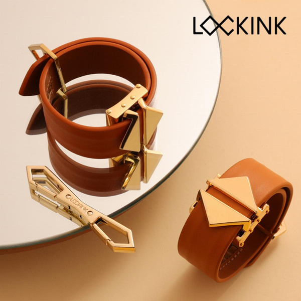Наручники Ankle And Wrist Cuffs Set Brown LOCKINK