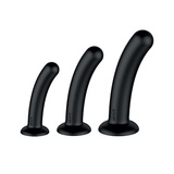 Nexus Dilator Zestaw Dildo Silicone Anal Dildos S,M,L Black