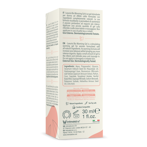 Гель стимулюючий Luxuria Bio Warming Gel 30 Ml IntimateLine