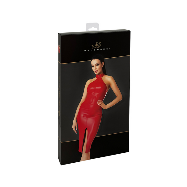 Noir Handmade F354 Orgia Midi Dress Red S