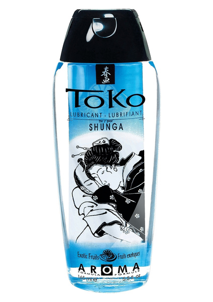 Їстівний лубрикант з ароматом екзотичних фруктів Toko Aroma Personal Lubricant Exotix Fruits 165Ml Shunga