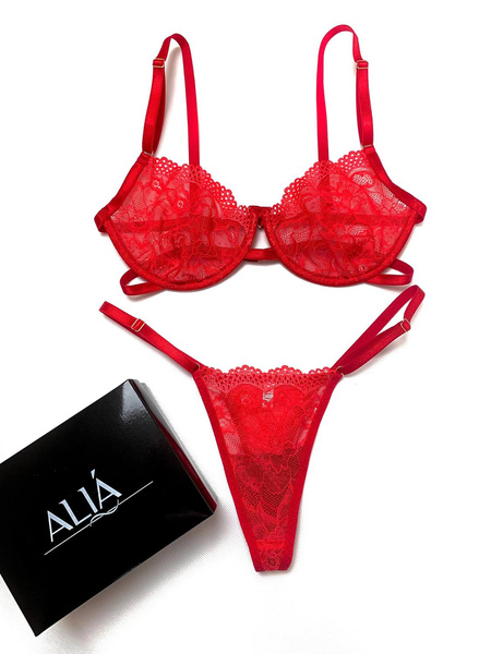 Alia Nelly Set Red Bra A 70-85