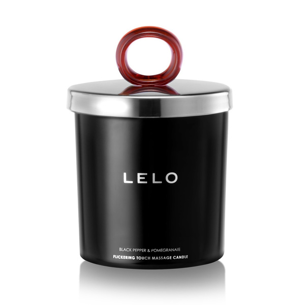 Lelo Flickering Touch Massage Candle Black Pepper & Pomegranate 150g