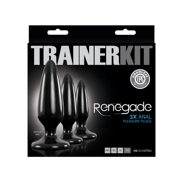 Renegade Pleasure Plug 3Pc Trainer Kit NS Novelties Anal Plugs