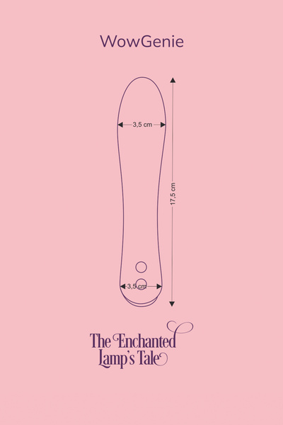 Вібратор Wowgenie фіолетовий FairyGasm