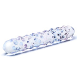 Скляне Ділдо З Кольоровими Випустками Purple Rose Nubby S Dildo Glas