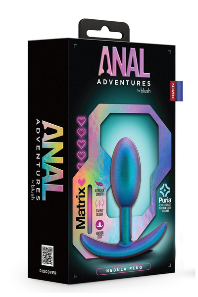 Анальний Пробка Matrix Nebula Plug Lunar Blue ANAL ADVENTURES