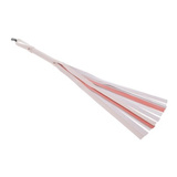 Sportsheets S&M Peaches 'n CreaMe Stripe Flogger Cream & Orange