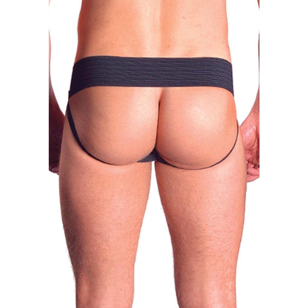 - Sk?rzane jockstrapy two bands Z?L S