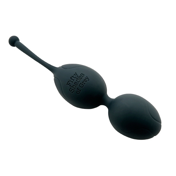 Kulki gejszy czarne Delicious Pleasure Silicone Pleasure Balls spod znaku Fifty Shades of Grey