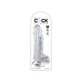 Dildo 23cm King Cock Clear with Balls
