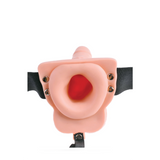 Uprząż Fetish Fantasy Series 6" Hollow Strap-On With Remote Light Pipedream