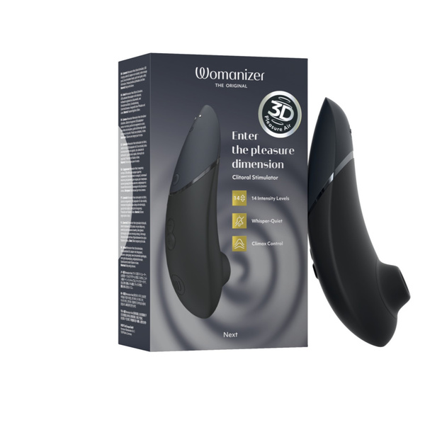 Stymulator łechtaczki Womanizer Next Black