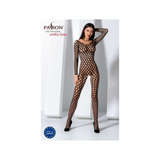 Passion Czarna Siatka Bodystocking BS077 Black