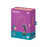 Sterowany aplikacją korek analny Satisfyer Deep Diver Connect App Grey