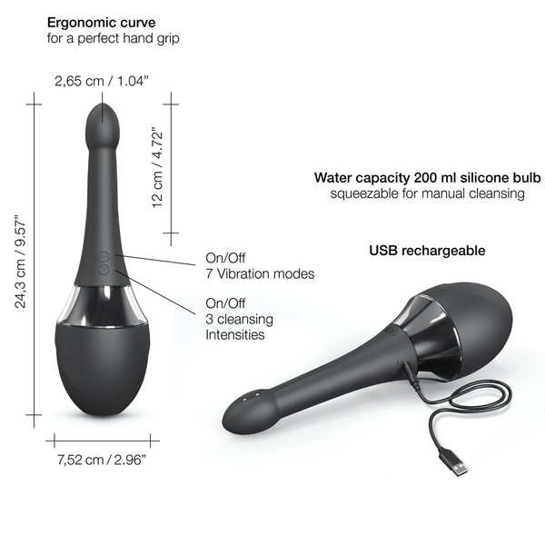 Elektryczna gruszka do płukania Dorcel Douche Mate Pro