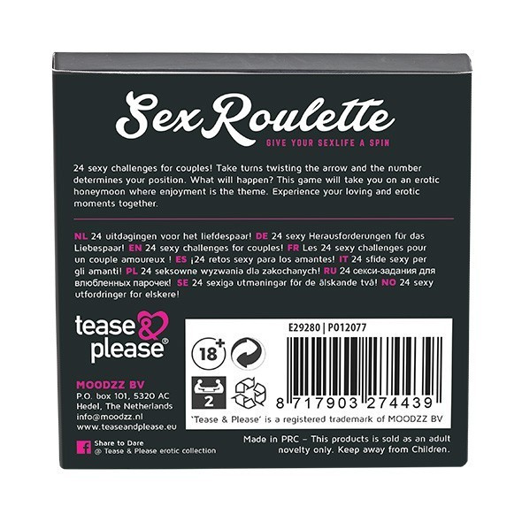 Еротична Гра Рулетка Sex Roulette Love & Marriage Tease&Please