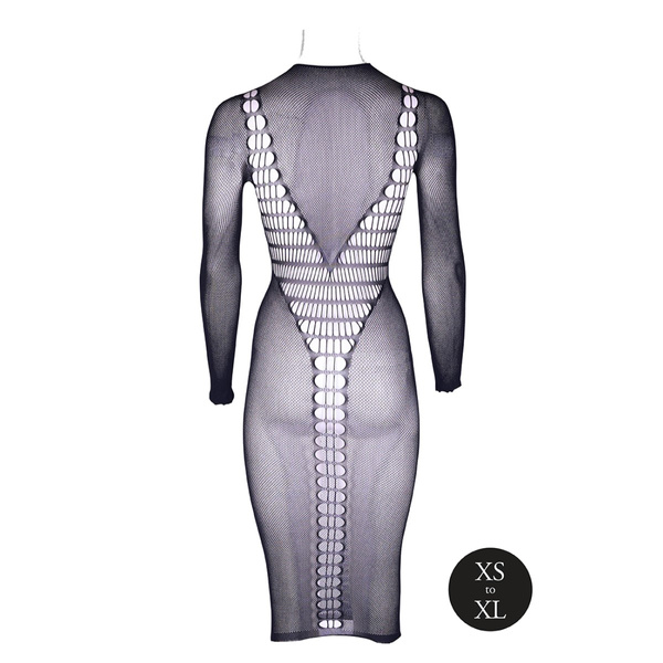 Sukienka Midi Carme Xl Dress With Turtleneck Black Os Le Désir