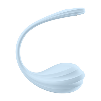 Smooth Petal Connect App - Wearable Couple Vibrator - Light Blue