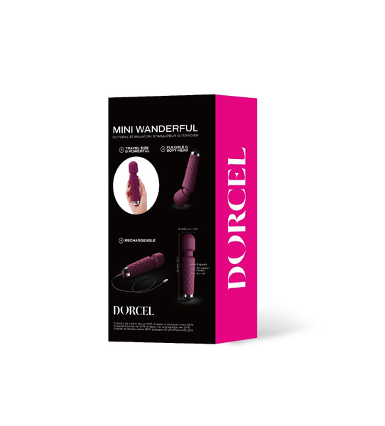 Mini Wanderful Plum Wand Vibrator Dorcel