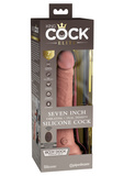 Sterowany Pilotem Miękki Silikonowy Wibrator Z Twardszym Rdzeniem 7 Inch Dual Density Vibe Cock Light King Cock