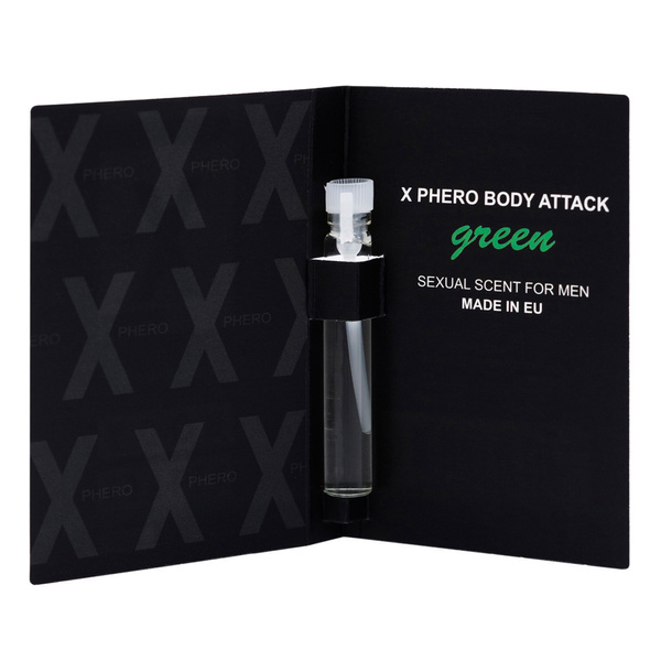 Feromony dla mężczyzn Body Attack Green For Men 1Ml Aurora