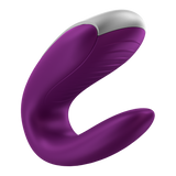 Wibrator dla par Satisfyer Double Fun Violet