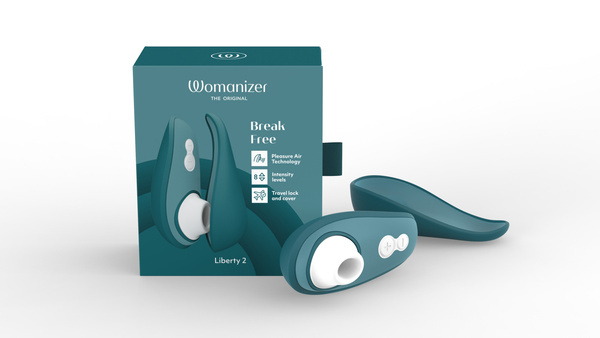 Стимулятор клітора Liberty 2 Dark Petrol Womanizer