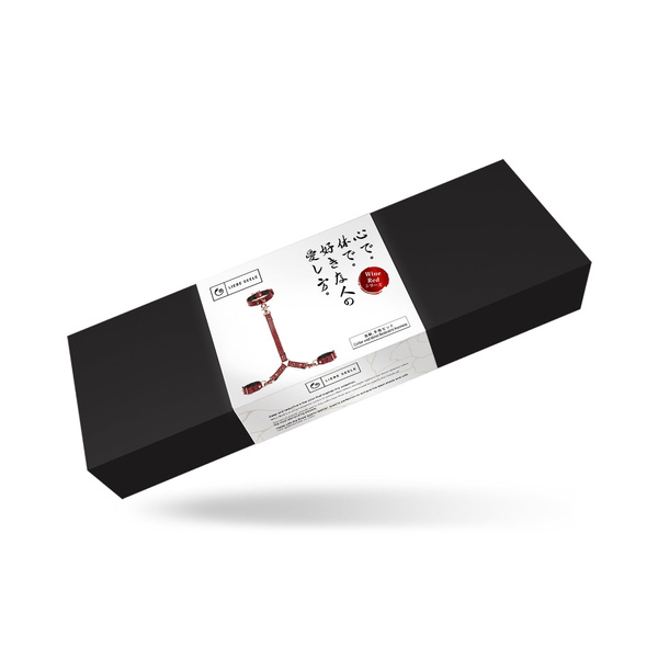Пояс Wine Red Collar And Wrist Restraint Harness Liebe Seele