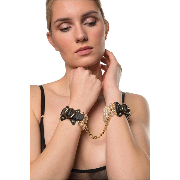 Kajdanki na nadgarstki BDSM Soirée Pearl Handcuffs Guilty Pleasure