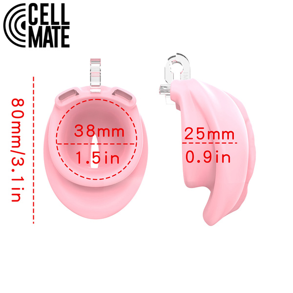 Pas cnoty Pussyfyer Chastity Cage Pink CELLMATE