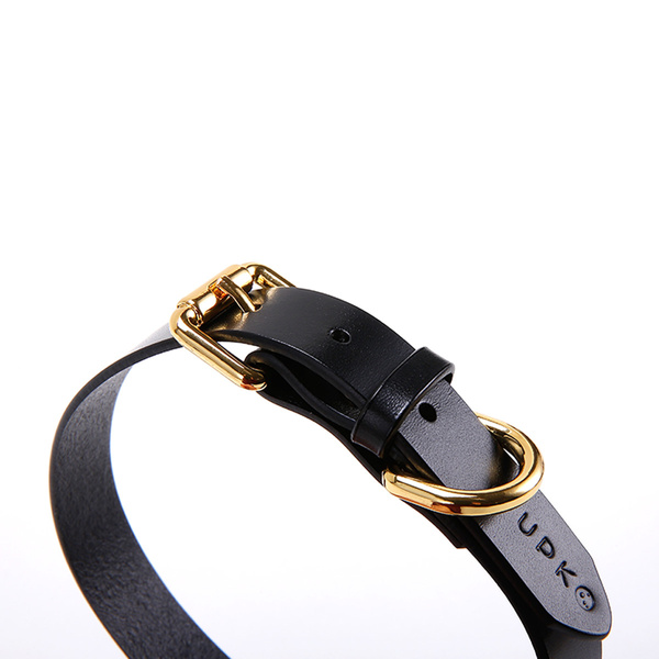 Elegancka Obróżka Ze Skóry Upko Leather Cosplay Choker UPKO