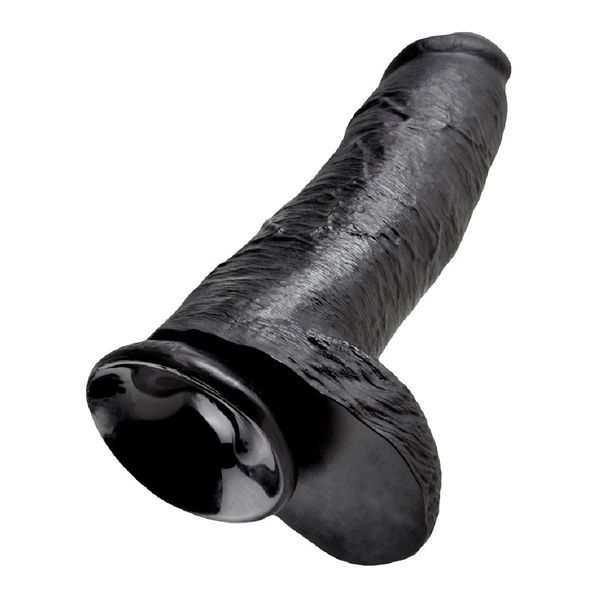 Dildo 31 cm Cock 12 inch w/balls black King Cock