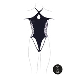 Body Leda XIII With Crossed Neckline Black OS Le Désir