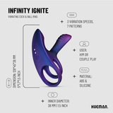 Pierścień Erekcyjny Vibrating Cock Ring Hueman