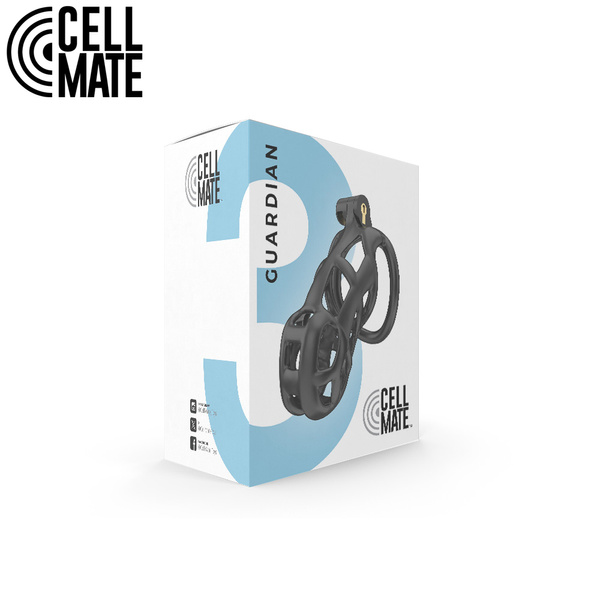 Пас цноти Guardian Chastity Cage Black Size 3 CELLMATE