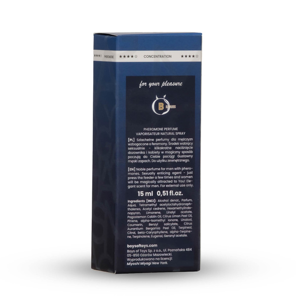 Феромони чоловічі INSTINCT феромен парфуми Homme 15мл Miyoshi Miyagi