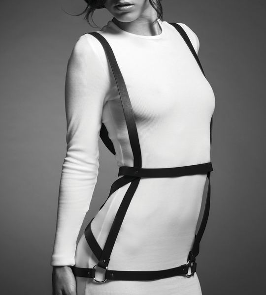 Uprząż Maze Arrow Dress Black Bijoux Indiscrets