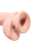 Realistyczne Dildo Z Przyssawką Triple Density With Balls 10 Inch King Cock